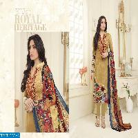 Flower vol-1 Wholesale  Glace cotton Dress material